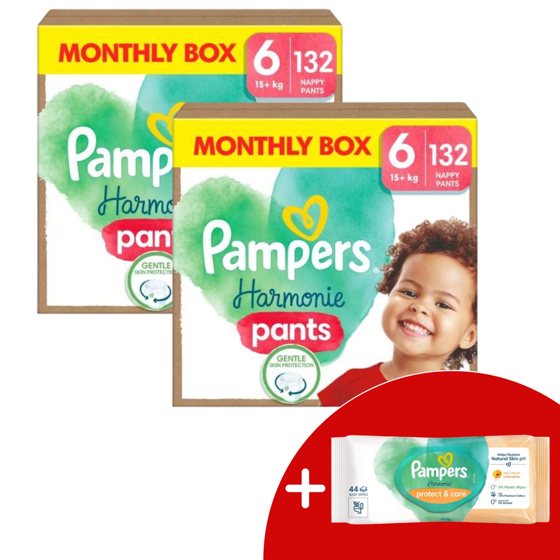 Pampers Harmonie Pants 2 havi Pelenkacsomag 15+kg Junior 6 (264db...