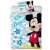 Mickey egér ágynemű garnitúra gyerekeknek, kék és fehér színben, csillagokkal és Mickey egér mintával