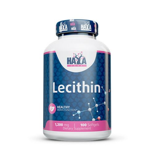 Haya Labs Lecithin 1200mg 100 lágyzselatin kapszula, Étrend-kiegészítő, Egészséges agyműködés