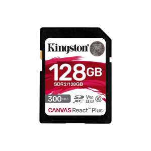 Kingston Canvas React Plus 128GB SDXC UHS-II memory card - Memory Card