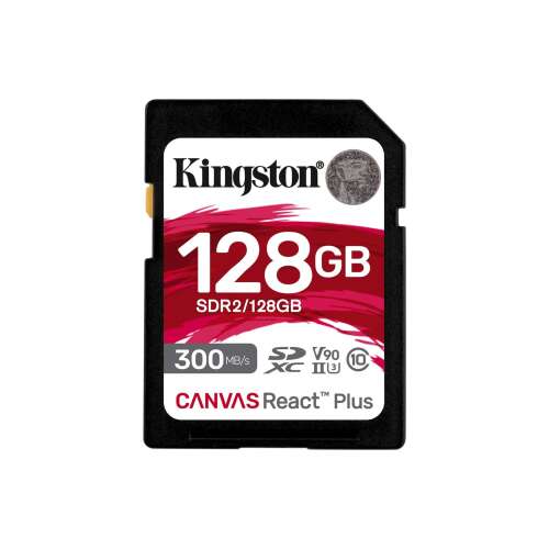 Card de memorie Kingston Canvas React Plus 128GB SDXC UHS-II