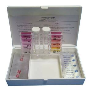 Wasseranalyse-Set, zur pH-/Cl-Messung, zur pH-/Aktivsauerstoffmessung, 20 Tabletten 129996832 - Wasseranalysatoren