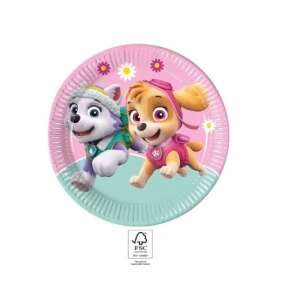 Paw Patrol Skye és Everest papírtányér, 8 db-os - Mancs Őrjárat