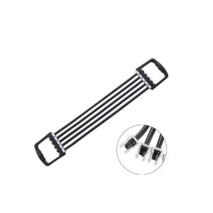 Siks 5 húros hosszabbító fitneszhez, edzéshez, gumi, fekete 145346354 - Expander & Gumiszalag