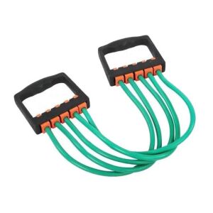 Hosszabbító 5 SIKS húrral, edzőteremhez, edzéshez, gumi, zöld 145851283 - Expander & Gumiszalag