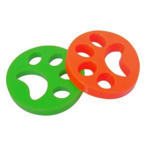 2 db SIKS Wash&Remove tartozék készlet, hajra és korpásodásra, könnyen használható, szilikonozott, narancssárga/zöld 136257807 - SIKS