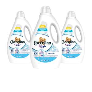 Coccolino Care Sensitive Waschgel, 3x1,72L, für empfindliche Haut, 129 Wäschen - Waschgel