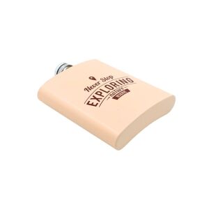 Edelstahlflasche, Never Stop Exploring-Aufschrift, 270 ml 132096412 - Flachmänner