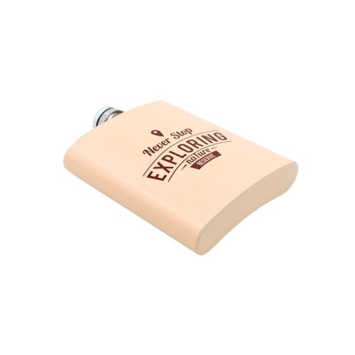 Edelstahlflasche, Never Stop Exploring-Aufschrift, 270 ml 132096412