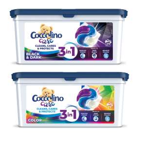 Coccolino Care Color Mosókapszula 29 mosás + Coccolino Care Black Mosókapszula 29 mosás