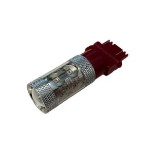 Červená LED žiarovka do auta P27/7W 3157 T25 Canbus 50W, LED diódy CREE XBD - Auto žiarovky