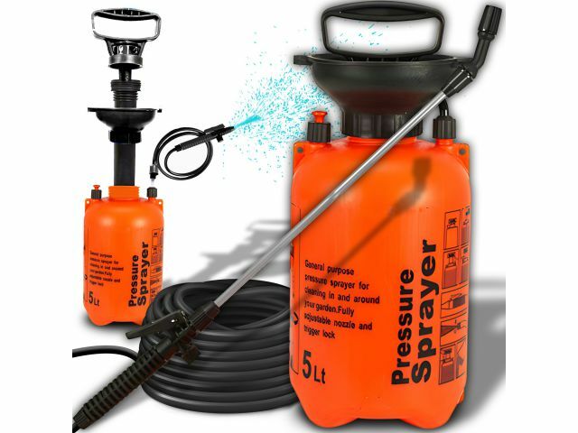 Retoo kézi Permetező állítható vállpánttal 5l - Narancssárga