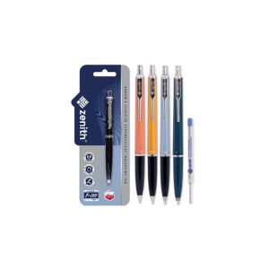 Zenith, Kék golyóstoll 0,8mm + utántöltő, buborékcsomagolás, 4570121 130004253 - Írószer