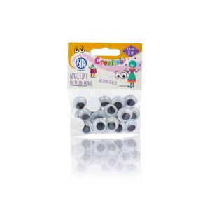 CREATIVO Öntapadós mozgatható szemek 15mm, 26db, 335119008