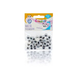 CREATIVO Öntapadós mozgatható szemek 10mm, 46db, 335119006