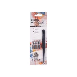 Astra Kalligraphie-Set, 5 Schreibfedern, mit Artea Astra Cast 130004567 - Stifte & Bleistift-Sets