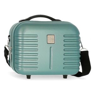 Movom India türkizkék, ABS utazó kozmetikai tok, 21x29x15cm, 9L, 5083925 130005384 - Kozmetikai bőrönd