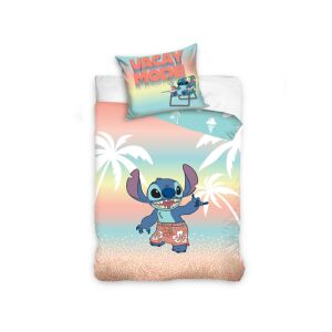 Carbotex Lilo &amp; Stitch fordítható pamut lepedő, 140/200+70/90, STITCH245263 130005531 - Carbotex