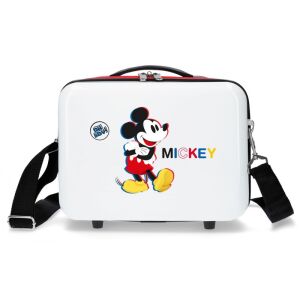 Mickey egér kozmetikai táska, elülső nézet Mickey egér mintával - Kozmetikai bőrönd