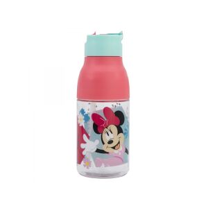 Műanyag palack kihúzható szívószállal MINNIE MOUSE, 420ml, 74435 130005671 - Műanyag flakon