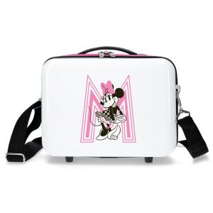 ABS utazó kozmetikai táska MINNIE MOUSE rózsaszín, 21x29x15cm, 9L, 3413922 130005712 - Kozmetikai bőrönd
