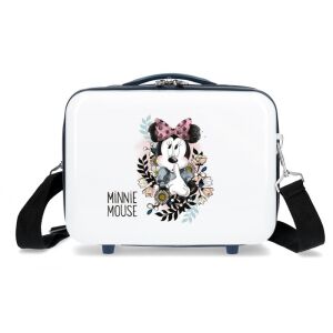 JOUMMA BAGS MINNIE MOUSE Icon Utazási kozmetikai táska, fehér Minnie Mouse mintával - Kozmetikai bőrönd