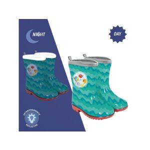 PERLETTI Gyermek fényvisszaverő gumicsizma COOL KIDS Fish , 15593 130006135 - Perletti