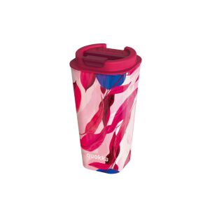 Quokka Vaso Cafe Doble Pared - Kubek z podwójnymi ściankami 450 ml (Satsuma) 130006712 - Nośnik żywności i napojów