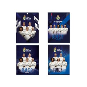 Real Madrid A5-ös vonalas jegyzetfüzet (9mm), 32 lap, különböző minták, 102019015 130007163 - Irodai papíráru
