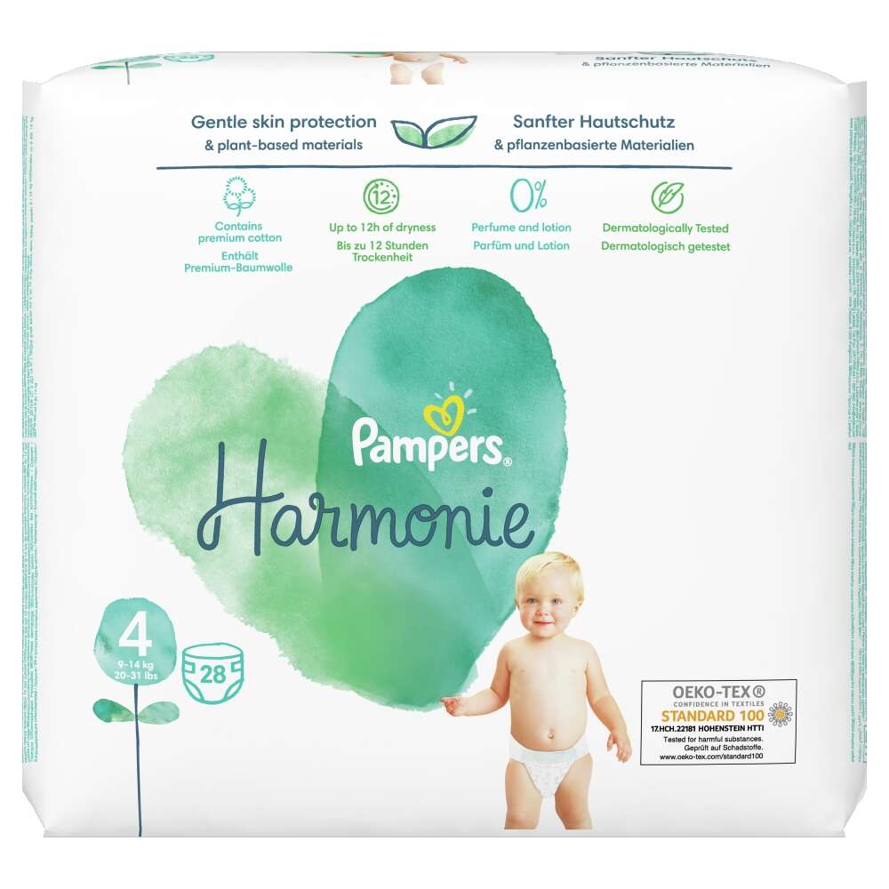 Pampers Harmonie Nadrágpelenka 9-14kg Maxi 4 (28db)