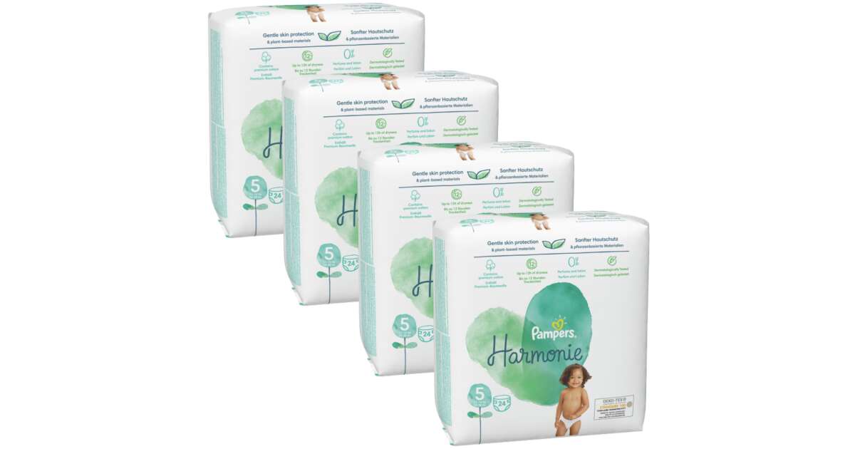 Diapers, size 5 (11-16 kg), 24 pcs Pampers Harmonie