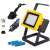 100W rechargeable LED work light with 20 SMD LEDs, 3 x 18650 batteries, AC and car charger