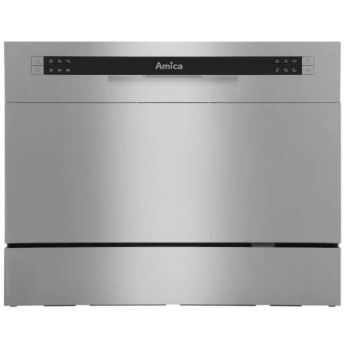 Amica ZWM 536 SC Asztali mosogatógép, 6 teríték, 6 program, C energiaosztály, Inox