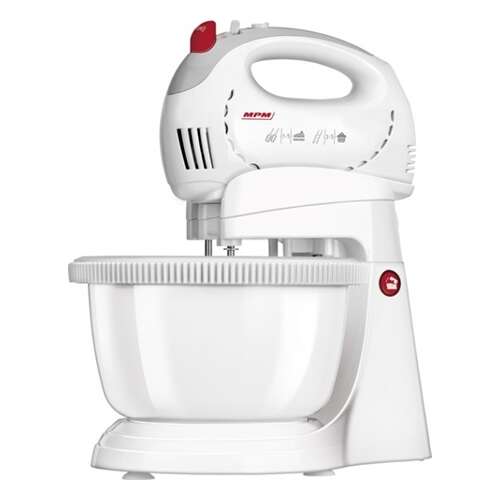 MPM MMR-17Z stand mixer with bowl, white