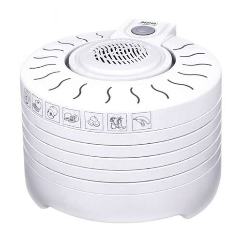 MPM MSG-01 Odwadniacz do żywności, biały, 5 tac, 250W