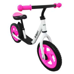 Futóbicikli, lábbal hajtható bicikli - fehér-rózsaszín 41821696 Futóbiciklik - Állítható kormánymagasság