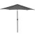 Springos 260cm graphite grey garden umbrella