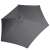 Top view of Springos graphite grey garden umbrella canopy