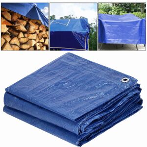 Springos Waterproof Blanket 3x5m 60g/m² with UV protection - Blue