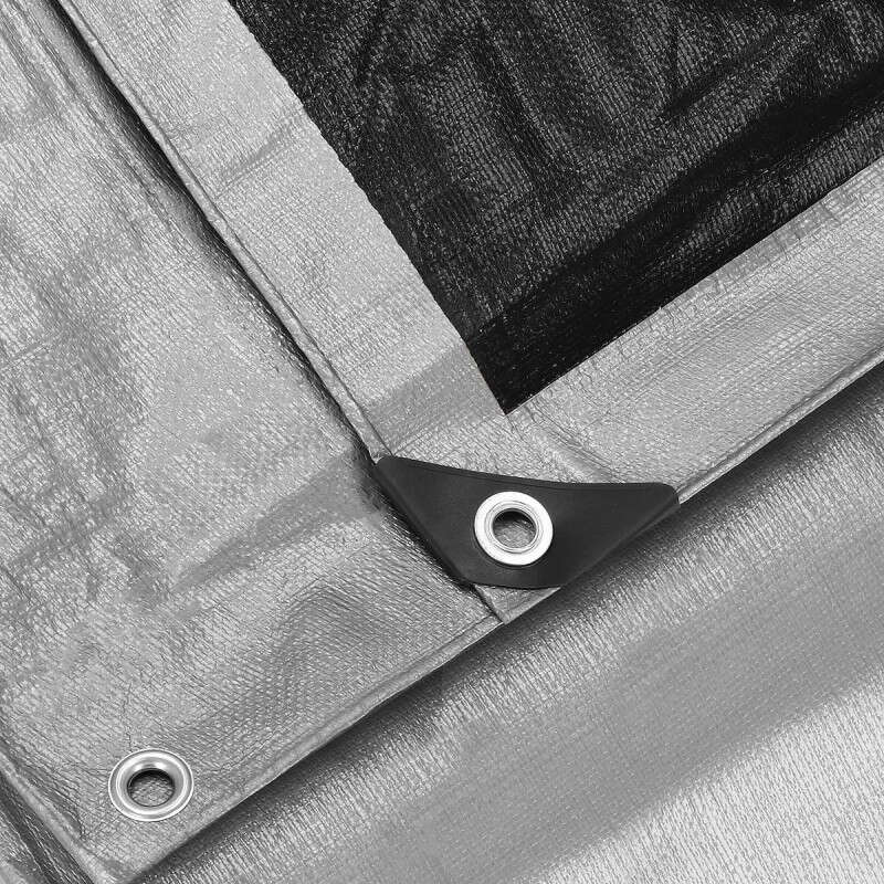 Vízálló Takaróponyva UV Védelemmel - 3x3m - Szürke