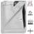 Waterproof Tarpaulin with UV Protection, 4x8m, 210g/m², Grey 104375423