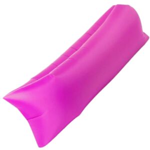 S DEPOT® felfújható matrac, kempingezéshez vagy strandoláshoz, Lazy Bag típusú, rózsaszín