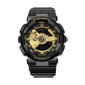 G-Rock Sport Karóra - Kvarc - Arany-Fekete