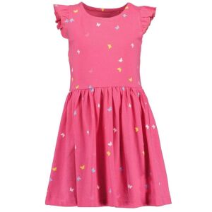 Розова лятна рокля Blue Seven с пеперуди и къдрички - Бебе & Малко дете