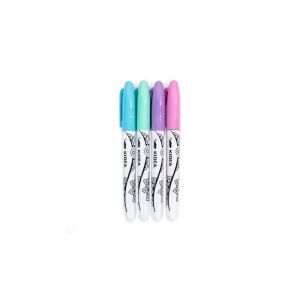 Kidea Fensteraufkleber Marker, 4 Pastellmarker zum Ausmalen von Fensteraufklebern - Derform