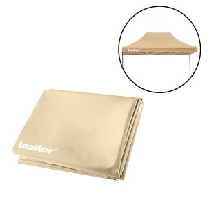 Kerti pavilon tetőponyva 3x4,5 m bézs 138548356 - Accesorii pentru mobilier de gradina