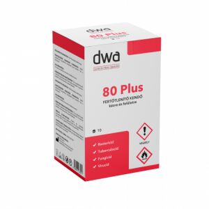 DWA 80 Plus kéz- és felületfertőtlenítő kendő 10x1 lap