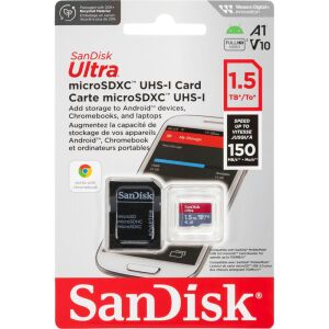 SanDisk Ultra 1.5TB microSDXC UHS-I memóriakártya Android eszközökhöz, Chromebookokhoz és laptopokhoz - SanDisk