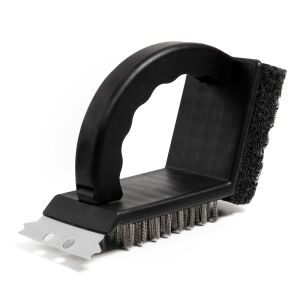 Perie-Răzuitor Grătar, Negru, Mâner Ergonomic, 16.5cm 130107163 - Produse pentru curatenie