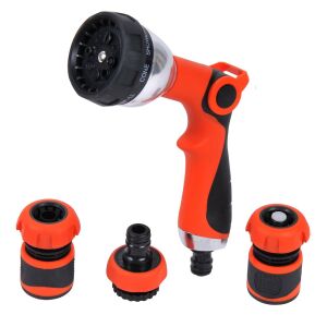 Pistol Furtun pistol de stropit cu 8 funcții și racorduri rapide - Capete de stropire